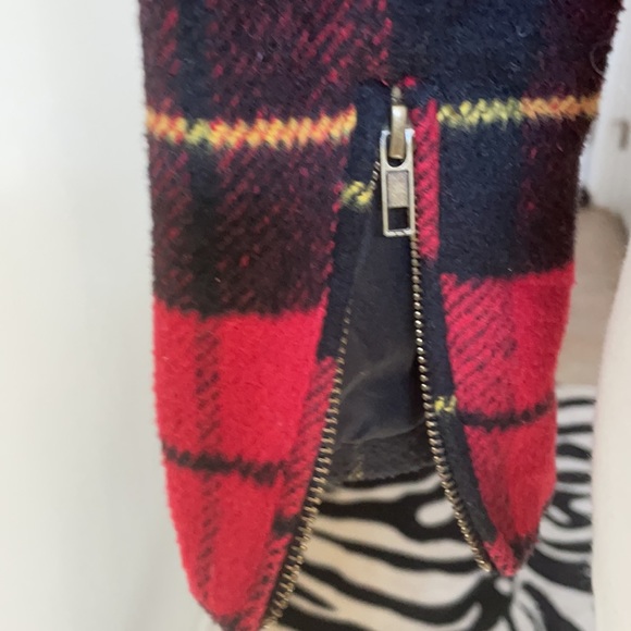 Thread & Supply Plaid Moto Jacket Size S 😘 - Picture 6 of 12